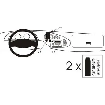 Brodit ProClip montážní konzole na palubní desku pro Ford E-Series 97-08, 852367