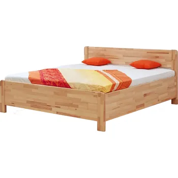 Postel BMB SOFI PLUS - masivní buková postel s úložným prostorem 90 x 200 cm, buk masiv