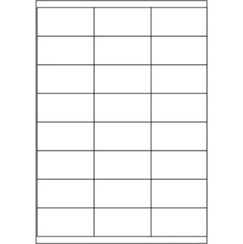 Speciální papír Etikety PRINT 70x35 mm bílé pololesklé 250 g/m2 (50xA4)