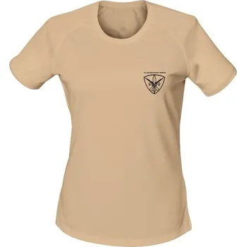 Dámské tričko Dámské funkční tričko 72. mechanizovaný prapor Simple - písková