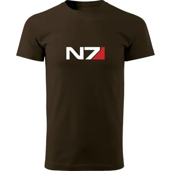 Pánské tričko Tričko N7 - hnědá