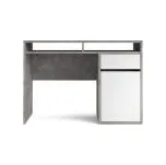 TVI Psací stůl Function Plus 70488 beton/bílý lesk