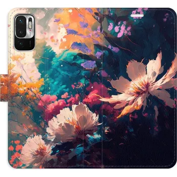 Pouzdro na mobilní telefon Flipové pouzdro iSaprio - Spring Flowers - Xiaomi Redmi Note 10 5G
