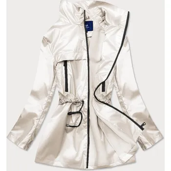 Dámská bunda Tenká dámská bunda v perlové barvě se stojáčkem (AG5-017) odstíny béžové M (38)