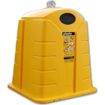 Odpadkový koš Polyethylenový kontejner na plasty, typ S - 1500 l