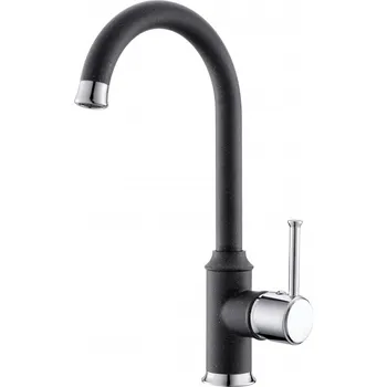 Vodovodní baterie METALAC Metalac, T03800 ARC N granitová dřezová baterie, černá