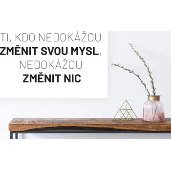 Samolepící dekorace Změnit mysl samolepka na zeď šíře 100 cm