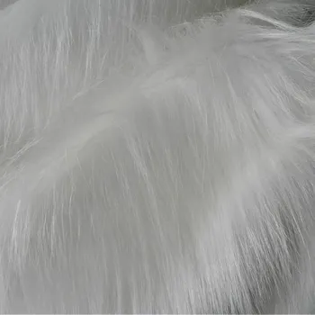 Chlupatina dlouhý chlup bílá ART118 Český výrobce