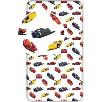 Bytový textil Prostěradlo Cars I am speed Bavlna, 90/200 cm