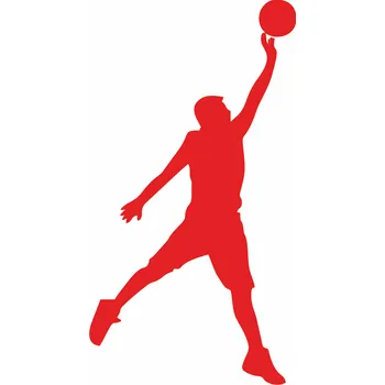 ON-DESIGN Potisk BASKETBALISTA Barva: červená, Velikost motivu: A5