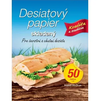 Papír svačinový, archy 45x30 cm, 50 ks