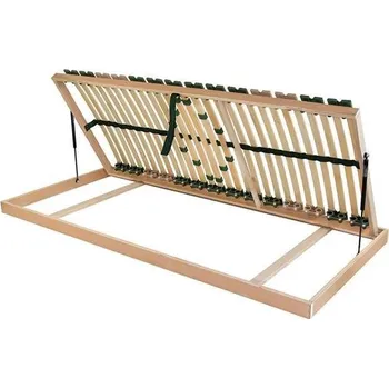 Postelový rošt Ahorn PORTOFLEX Kombi P PRAVÝ - výklopný lamelový rošt 80 x 200 cm, březové lamely + březové nosníky