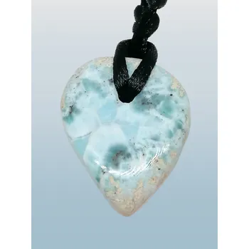 Přívěsek Vrtaná kapka Larimar 14,7 g – kámen harmonie, klidu a duchovní energie