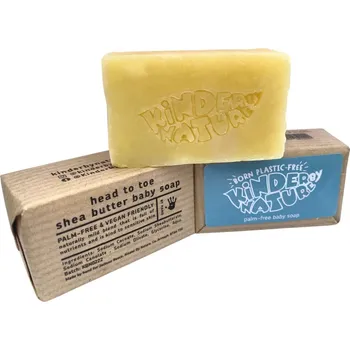 Čistící mýdlo Jackson Reece | Dětské mýdlo s bambuckým máslem - 40 g od hlavy až k patě, ideální pro jemnou pokožku a vlasy - 40 g