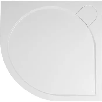 Sprchová vanička ARCA sprchová vanička z litého mramoru, čtvrtkruh, 90x90x3 cm, R550