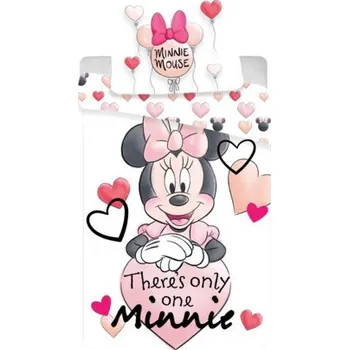 Povlečení Jerry Fabrics povlečení Minnie "Pale" 140x200 70x90