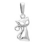 Přívěsek stříbrný Kočka