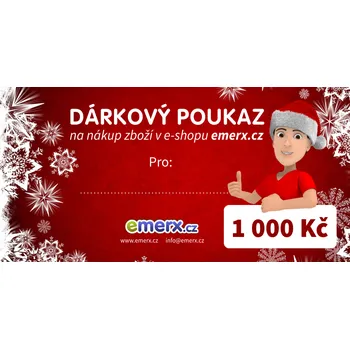 Dárkový potravinový koš Dárkový poukaz EMERX v hodnotě 1000 Kč