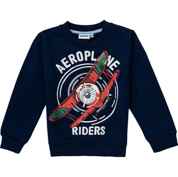 Chlapecká mikina Chlapecká mikina - Winkiki WKB 02942, tmavě modrá Barva: Modrá tmavě, Velikost: 122