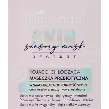 Pleťová maska Bielenda Restart zklidňující pleťová maska, 50 ml