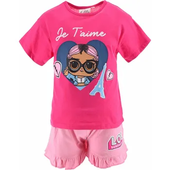 Dívčí pyžamo LOL SURPRISE Dívčí pyžamo L.O.L.SURPRISE Je T´aime růžové Velikost: 110