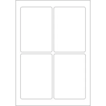 Speciální papír Etikety PRINT 89x127 mm bílé lesklé (100xA4)