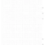 Tečkovaný papír náplň A5 k diářům Filofax