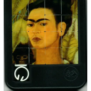 Hlavolam Posunovací hlavolam patnáctka Autoportrét s opicí