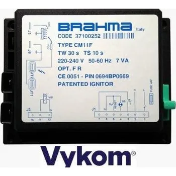 Příslušenství ke kotli Řídící a zapalovací automatika Brahma CM 11 F, Tw 30s, Ts 10s, Robur