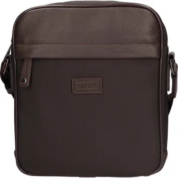 Pánská aktovka Pánská taška přes rameno Fagola Denny - tmavě hnědá