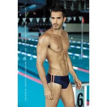 Dámské plavky Pánské plavky S73 B BLACK-BLUE-V1 S