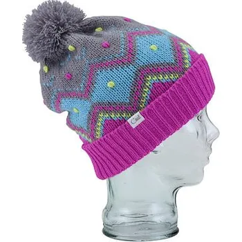 Čepice Dámská čepice COAL Bubbles neon pink