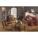 PYKA Kožená sedací souprava Roma 3+1+1 bez rozkladu