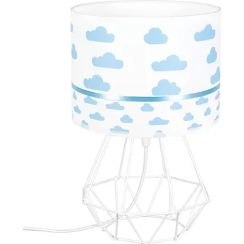 Lampička ELIS DESIGN Dětská stolní lampa - Modré mráčky