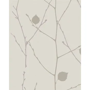 Tapeta Vliesové tapety na zeď větve s listy hnědo-růžové 57844