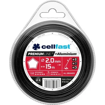 Cellfast Žací lanko hvězda PREMIUM + hliníkové částice 3,0mm x 15m