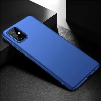 Pouzdro na mobilní telefon Ochranný plastový kryt pro Samsung Galaxy A71 A715F 4G - modrý
