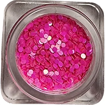 Zdobení na nehty - Pihy neon pink