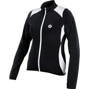 Sport Dres na kolo ETAPE Gaia dlouhý rukáv dámský černá-bílá Velikost: L