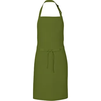 Pracovní zástěra Link Kitchen Wear Gastro zástěra X986 Olive -ca. Pantone 378 72 x 85 cm