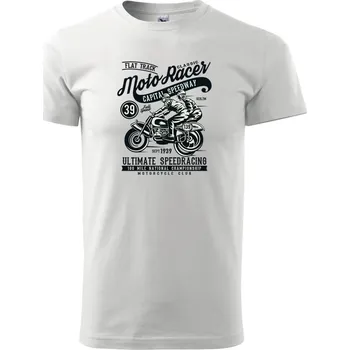 Pánské tričko Pánské triko s moto motivem 277 Moto Racer Classic