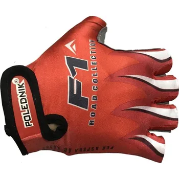 Cyklistické rukavice Cyklistické rukavice POLEDNIK F1 červená Velikost: XXL