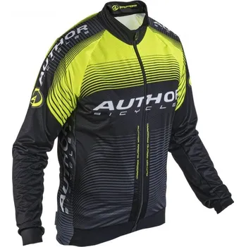 Cyklistická bunda Bunda na kolo AUTHOR FlowPro X7 ARP pánská žlutá neon-černá Velikost: XL