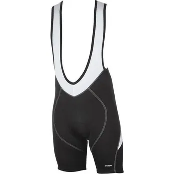 Cyklistické oblečení Kraťasy na kolo ETAPE Profi lacl s vložkou pánské černá-bílá Velikost: XXL
