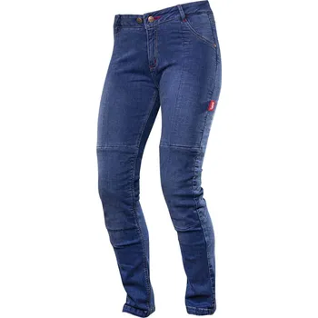Moto kalhoty 4SR Dámské kevlarové jeansy GTS Lady Blue - Velikost 40