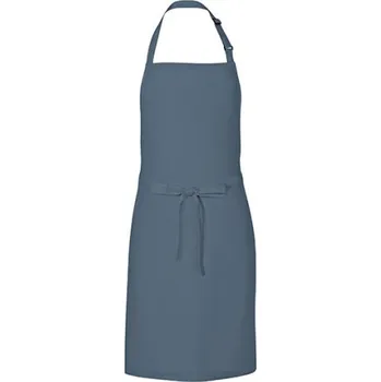 Pracovní zástěra Link Kitchen Wear Gastro zástěra X986 Postman Grey -ca. Pantone 7545 72 x 85 cm