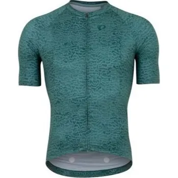 cyklistický dres OSTATNÍ Dres PEARL iZUMi Interval pánský pin-pale pine scrib Velikost: XL