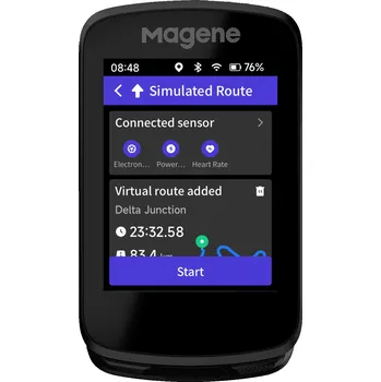 GPS navigace Magene GPS Cykrocomputer C606 černý