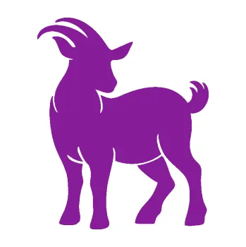 Samolepící dekorace Koza 004 pravá (14 - fialová) SAMOLEPKA NA AUTO, NÁLEPKA, FÓLIE, POLEP, TUNING, VLASTNÍ TEXT, TISK, AUTOSAMOLEPKY.cz, POLEPY, OBRÁZEK, LOGO, 3D STICKERS