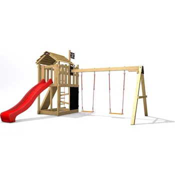 Dětské hřiště Dětské hřiště Monkey´s Home Malý pirát RED s červenou skluzavkou 2024